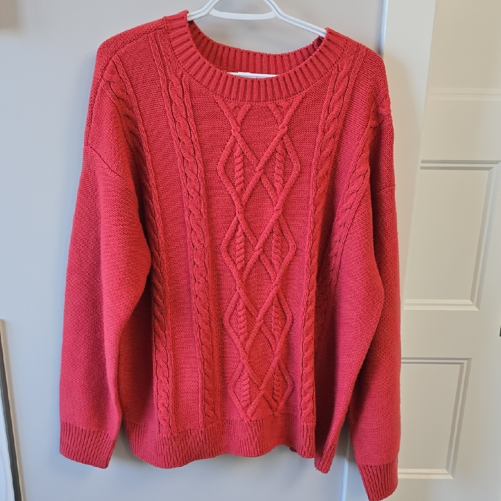 Joe Fresh  x Jillian Harris Women's Cable Knit Sweater.